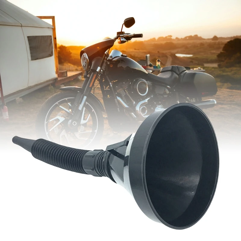 Fuels Funnel with Strainer large mouth Designs Fuels Addition Funnel Debris Filter for Automotive & Motorbike Maintenance