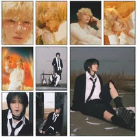 1PC Idol Album DEJA VU Beomgyu Poster Self-adhesive Art Waterproof Paper Sticker Coffee House Bar Room Wall Decor