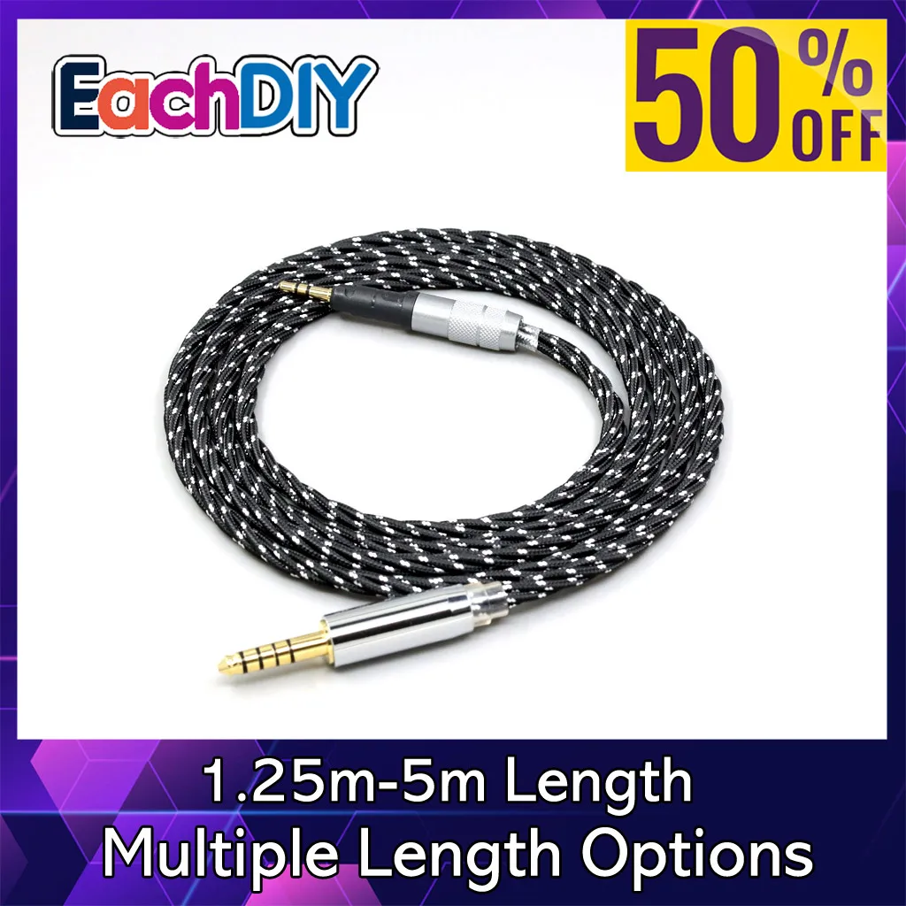 

OCC Mixed OFC Twisting Nylon Earphone Cable For Audio Technica ATH-M50x ATH-M40x ATH-M70x ATH-M60x LN008726