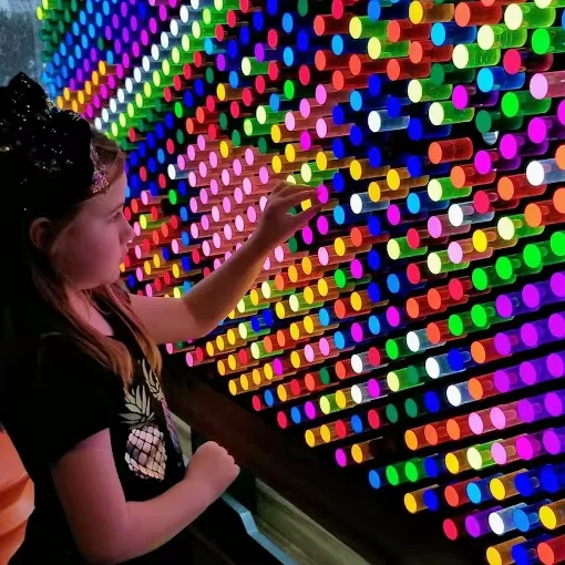 

Children's Lighting Crystal Wand Children's Building Block Game Wall Early Childhood Education Technology