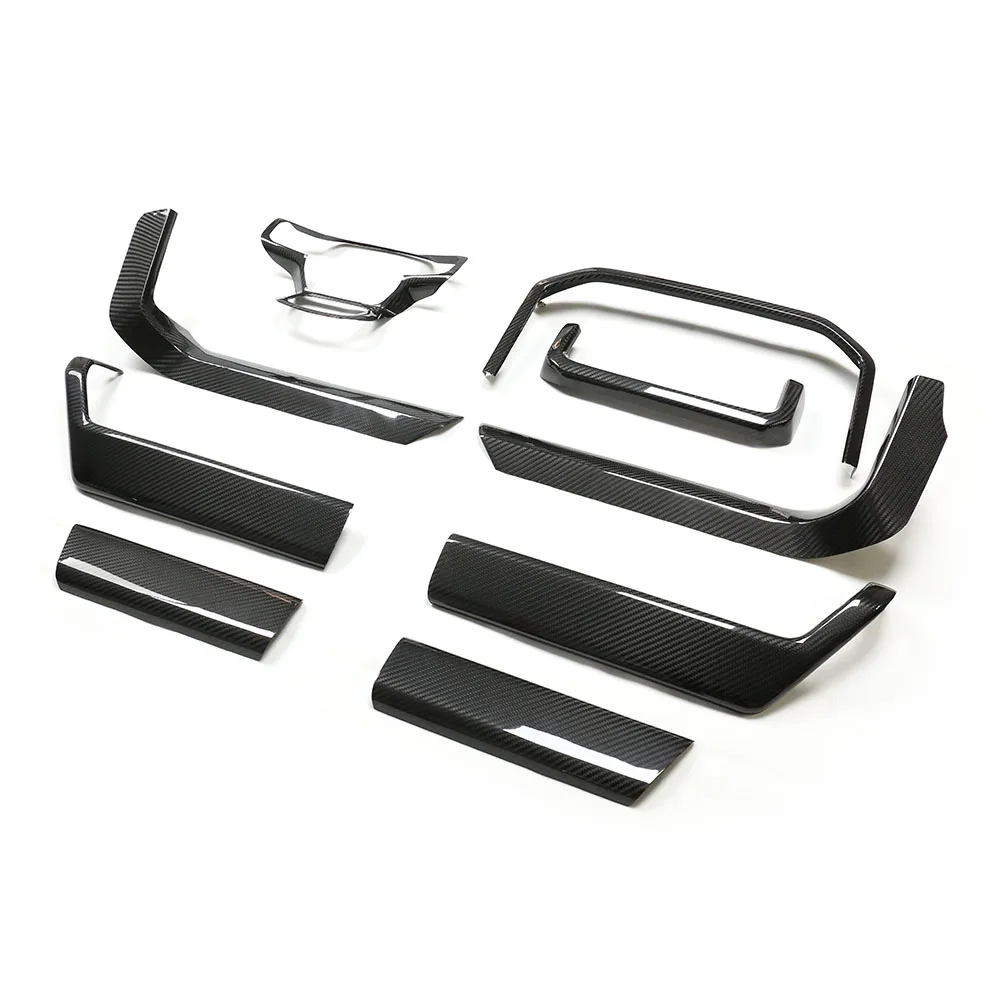 

Dry Carbon Interior Trims for Ford F150 Raptors 2021+ Real Carbon Fiber Dashboard Console Trims Sticker