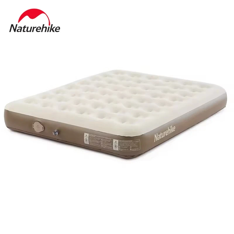 Naturehike Air Mattress Camping Mats PVC Inflatable Sleeping Mattress Luxury 1 2 3 Person Camping Bed Mat Built-in Pump Air Bed