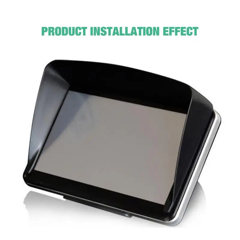 GPS Navigation Sun Shade GPS Glare Reducing Visor Car Navigation Visor Extender Universal Flexible GPS Sun Shade Cover For 5