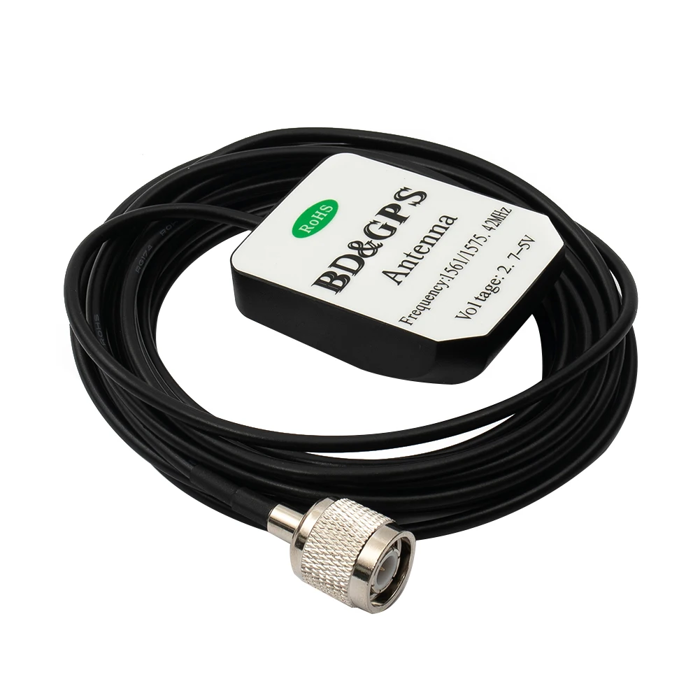 GPS Antenna TNC Male 3 Meter Cable High Sensitivity and Low Noise Figure Perfect for Fleet Management Systems and Handheld GPS