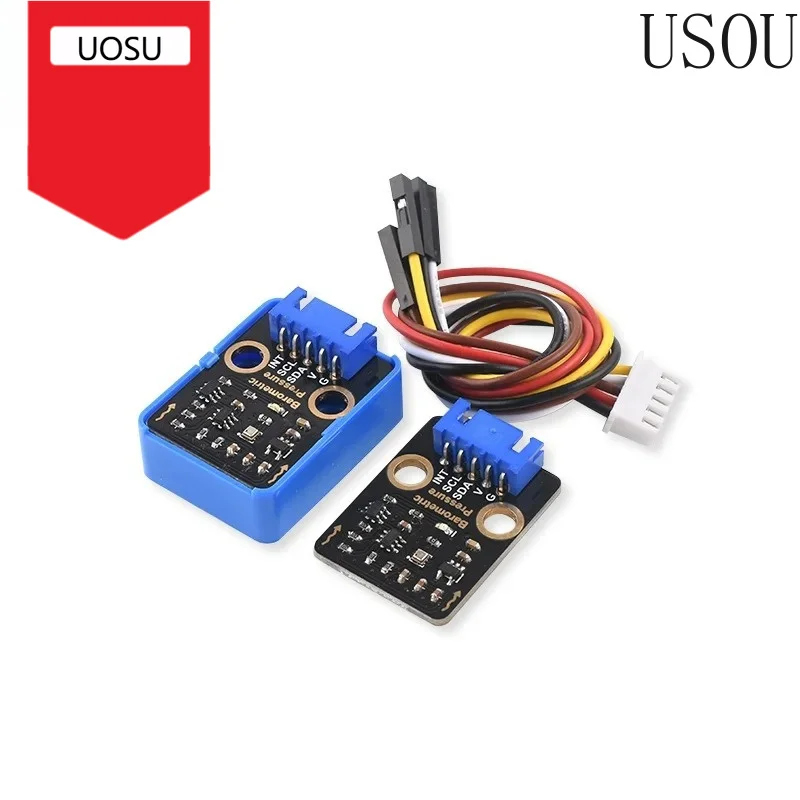 BMP388 Barometric Pressure Sensor Module for Atmospheric Pressure, Altitude and Temperature Detection, I2C Communication, Compat