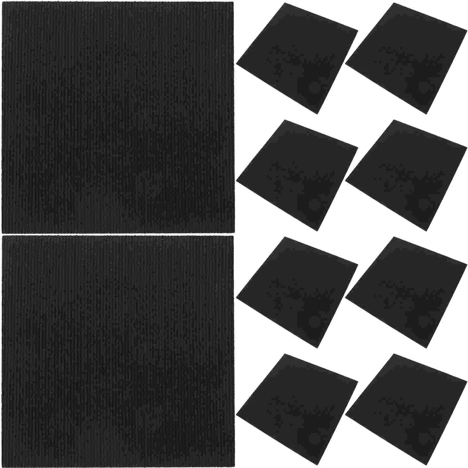 10 Pcs Non-slip Floor Stickers Adhesive Ceiling Tiles Peel and Kitchen Flooring Office