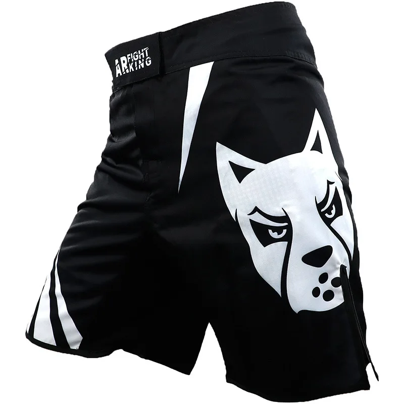 Dog Head MMA Fighting Training Sports Running Gym Beach Camping Mixed martial arts Thai Boxing Fitness Martial Arts Sanda Shorts