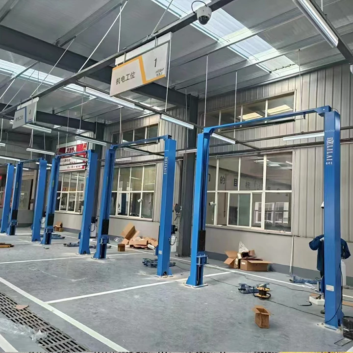 Hot Sales DELILAI Double Cylinder Hydraulic Heavy Duty Two Post Car Lift 4000KG DL--4.0LM 12 Months Warranty