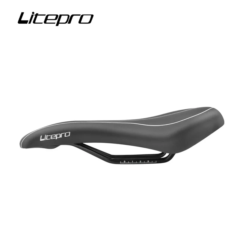 Litepro Folding Bike Saddle Cushion All-inclusive Leather Seat Cushion Mountain Road Bike Comfortable Non-slip Seat Cushion