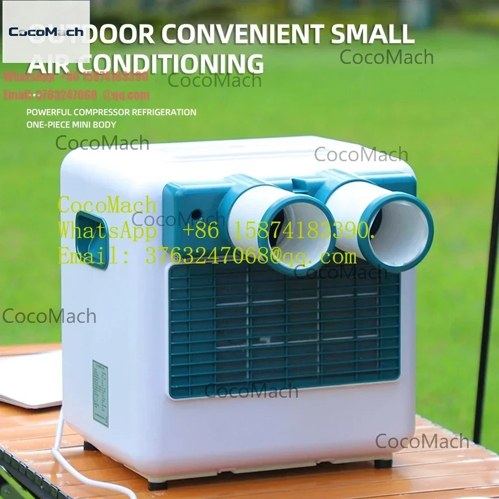 220V Free Installation Mobile Air Conditioner Portable Cooling Air Conditioning Machine for Camping Room Small Space