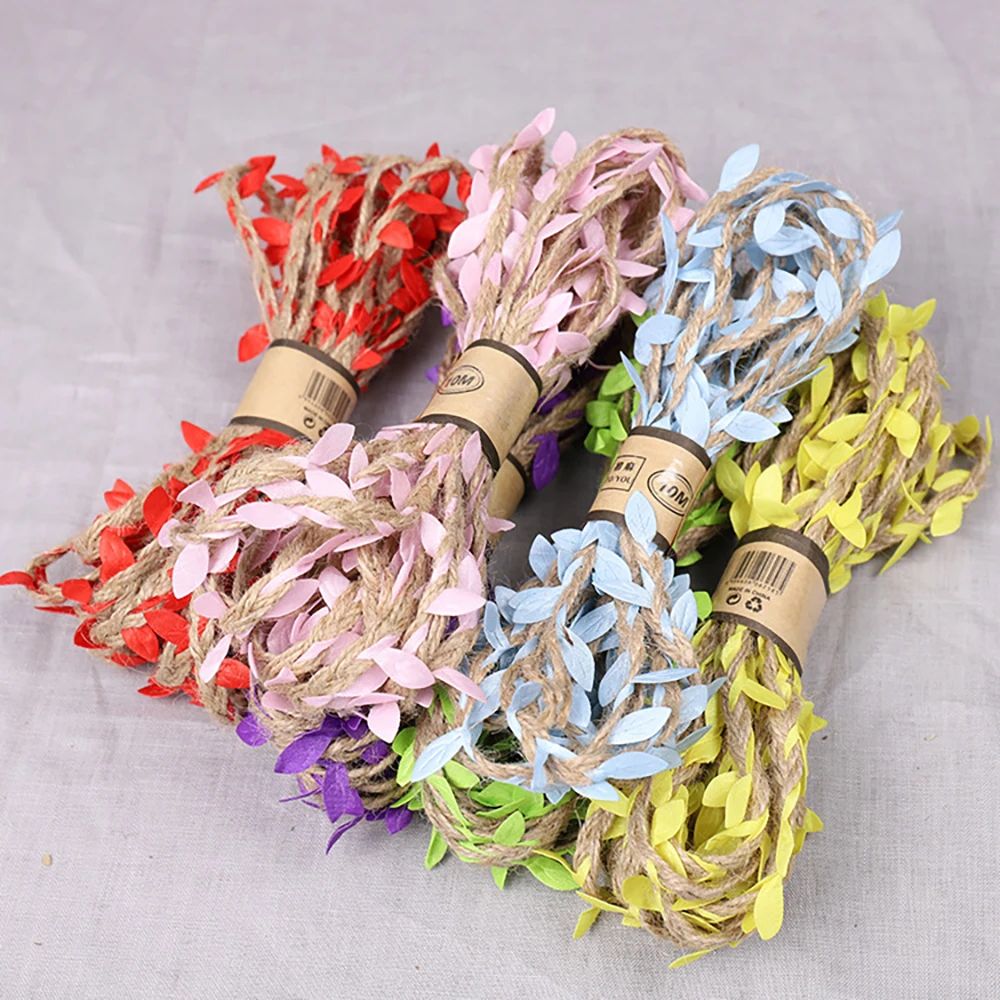 

Chainho,DIY Hemp Braided Rope,With Leaves,Width:15mm,Length:10 Yards,For Clothing,Shoes,Hats,Creative Decorative Accessorie,SZ15