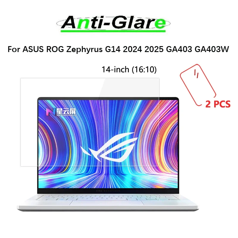 2X Anti-Glare/Anti Blue-Ray Screen Protector for ASUS ROG Zephyrus G14 2024 2025 GA403 GA403W GA403U GA403UU GA403UV 14