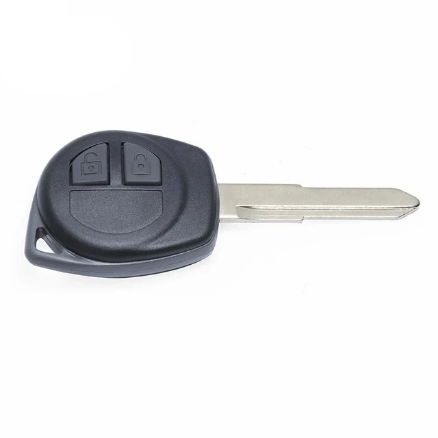 DIYKEY 2-przyciskowy zdalny kluczyk samochodowy do Suzuki Grand Vitara Swift Ignis SX4 Liana Alto z nieobciętymi ostrzami