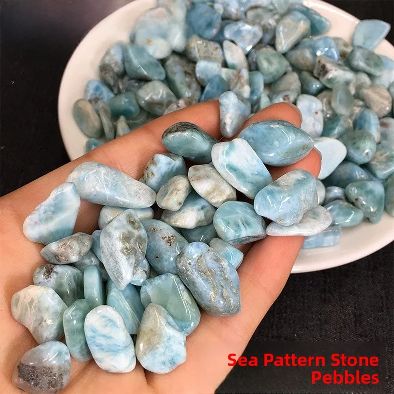 

l Sea Stone Material Ornament Small Particle Fi Larima Bracelet De-magnetized Broken Stone Basin Potted Plant Lan...