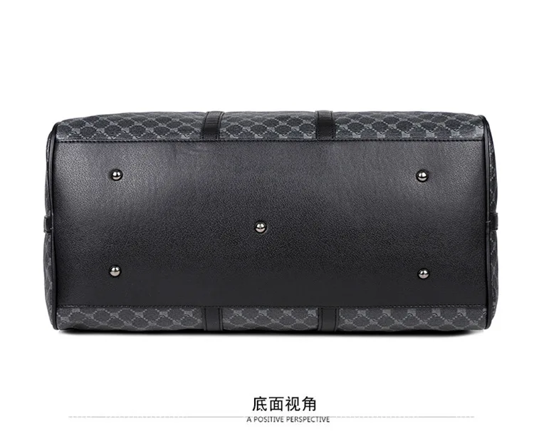 Große Herren-Tragetaschen, modische Handtaschen mit Karomuster und Henkeln, Herren-Umhängetaschen, wasserdichte Reisetaschen, Herren-Gepäcktaschen. – Detail 28