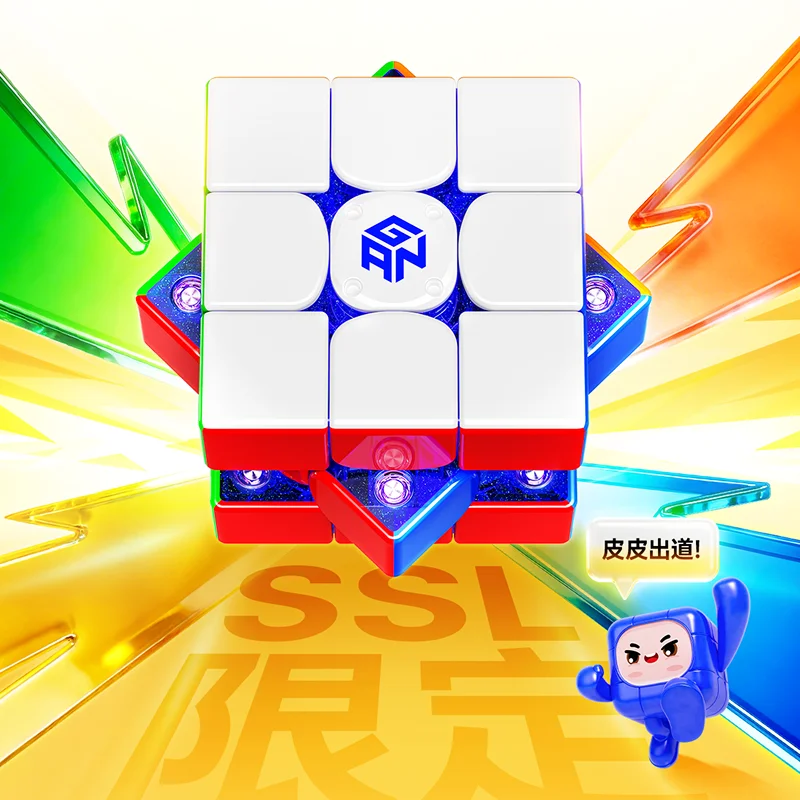 2026 GAN Icarry4 SSL UV 3x3 Smart Cube Magnetic Magic Speed Cube Stickerless Professional Cubo