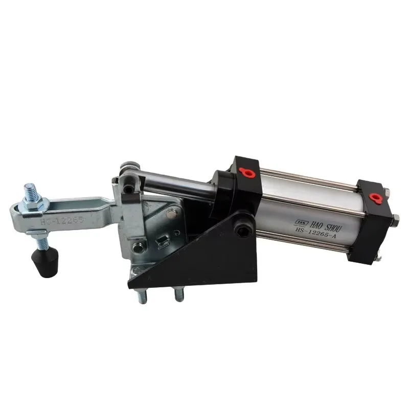 

HS-12265-A China Toggle Clamp Manufacturer Pneumatic Clamp Holding Capacity 340KG, 750lb,1/8'' Inlet (similar to 810-U)