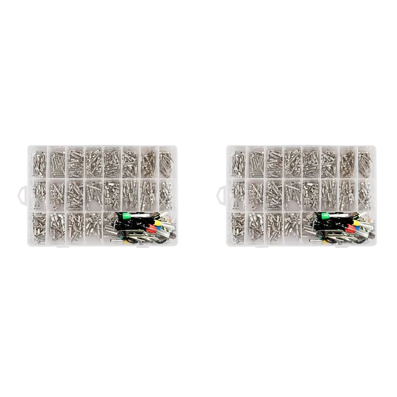

A93E-680Pcs 1/1.5/1.8/2.2/2.8/3.5Mm Terminal Pins Wire Harness Pin Male Female Automotive Electrical Connector Kit Car Wire