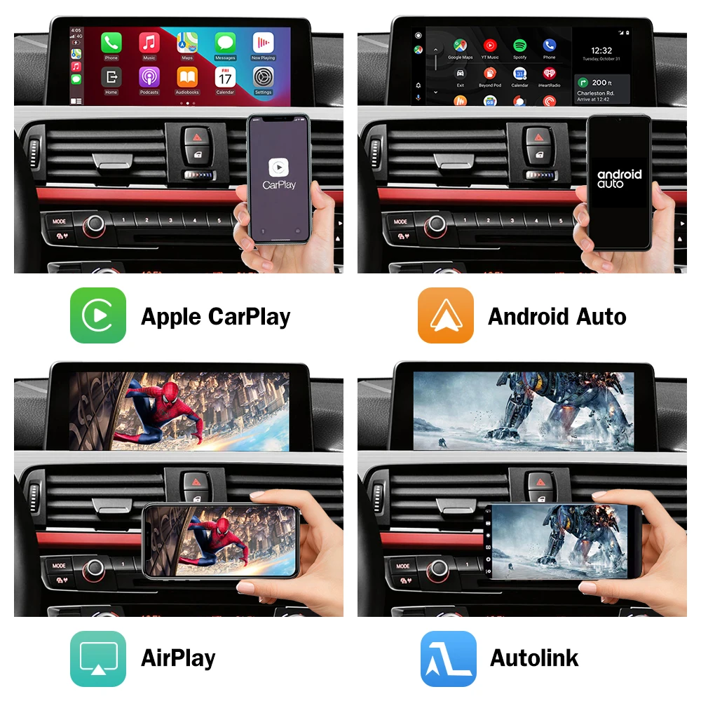 CarPlay inalámbrico para BMW NBT, sistema EVO 1 2 3 4 5 6 7 Series X1 X3 X4 X5 X6 MINI F56 F15 F16 F25 F26 F48 F01 F10 F22 F20 F30 F32