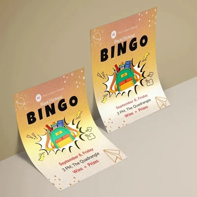 100 Pcs Custom A4 Flyers High Quality Print Service For Business Promotion Event Advertising Leaflet Fast Shipping