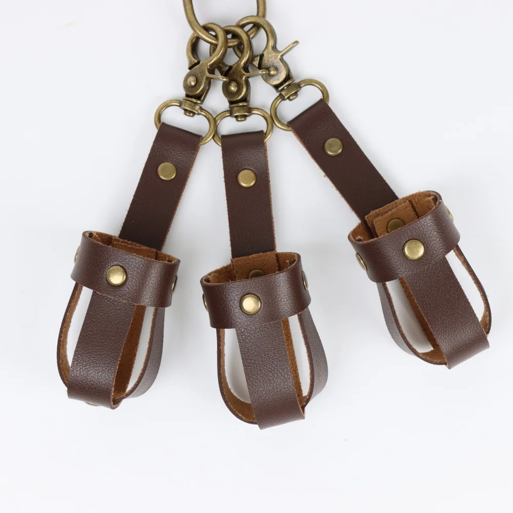 Medieval PU Leather Belt, Renaissance Waist Belt, Cork Glass Magic Bottle with Bottle Cover, Halloween Belt