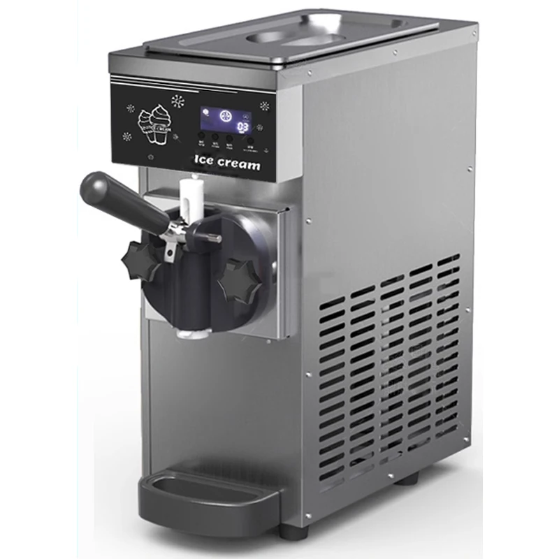 آلة الآيس كريم ، كشك تجاري آلة الآيس كريم المثلجة الأوتوماتيكية بالكامل ، آلة الآيس كريم الحلوى والشاي والحليب 110 فولت/220 فولت