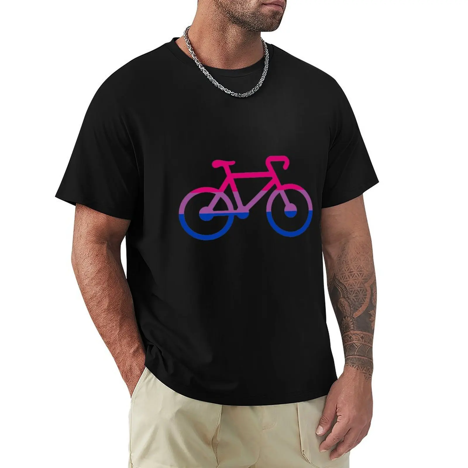 

Bi-cycle T-Shirt summer 2025 clothes mens funny t shirts