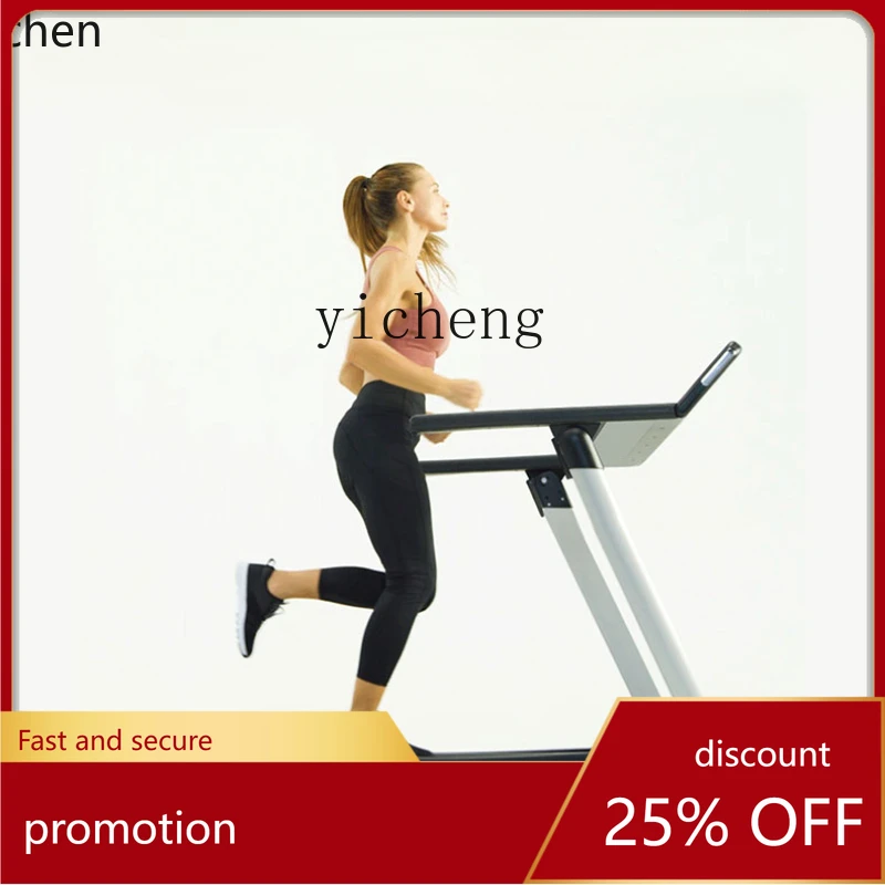 YFY  Marathon Treadmill Household Ultra-Quiet Shock-Absorbing Simple Walking Machine for Indoor Weight Loss
