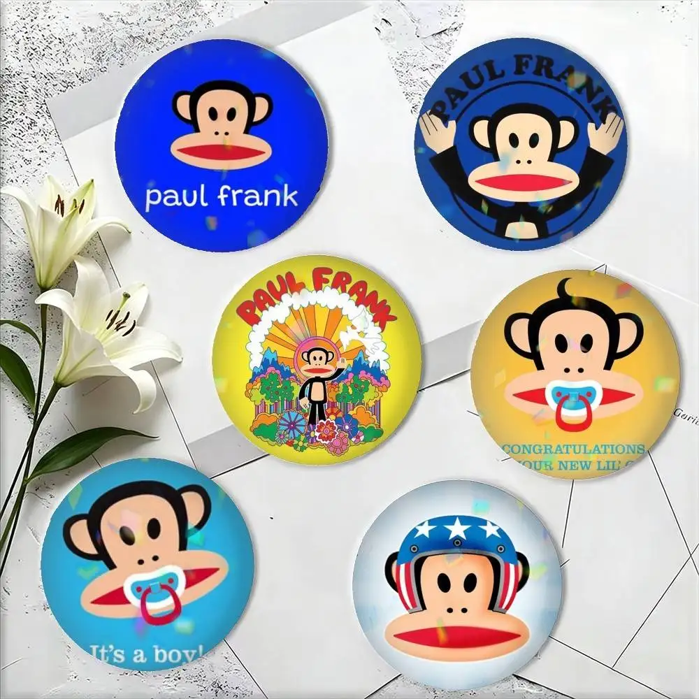 Fashion Pauls-S F-Frank Cute 25mm 32mm 44mm 58mm 75mm Brooches Badges Pins for Accessories Gift