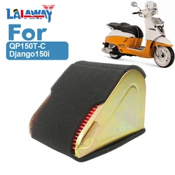 1 Pack Scooter Motorcycle Sponge  Air Filter Motor Bike Intake Cleaner For Django QP150T-C Django150i , Air Filter