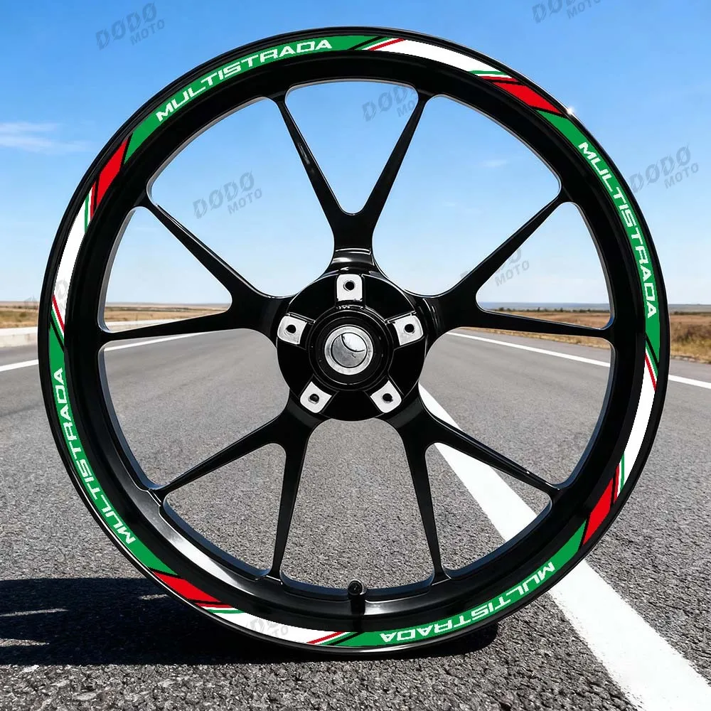 Motorcycle Wheel Sticker Reflective Rim Decal 19