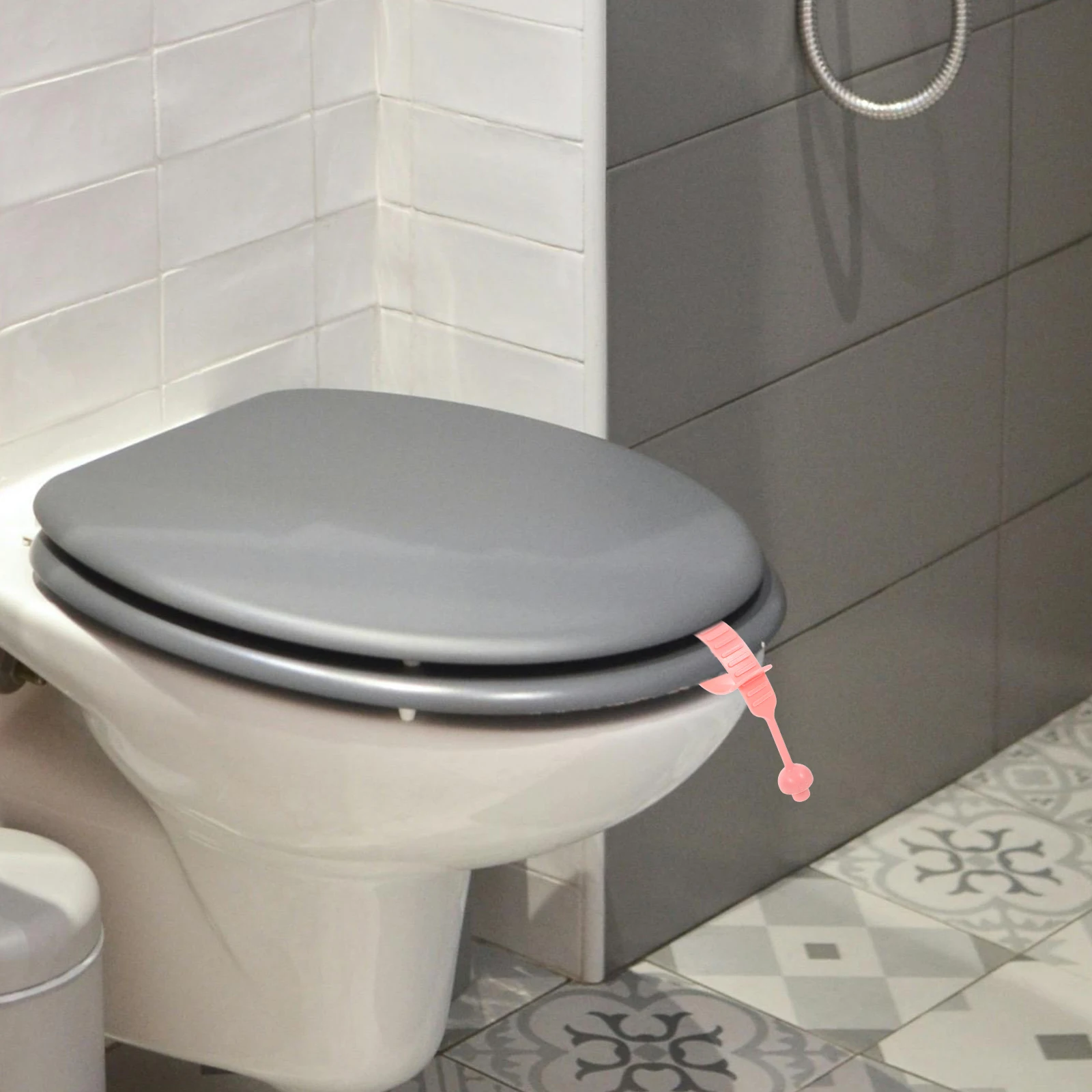 

4pcs Silicone Toilet Seat Handle Cover Lifter Cartoon Shaped Household Holder Easy Install Universal Fit Non-Slip Comfort Grip