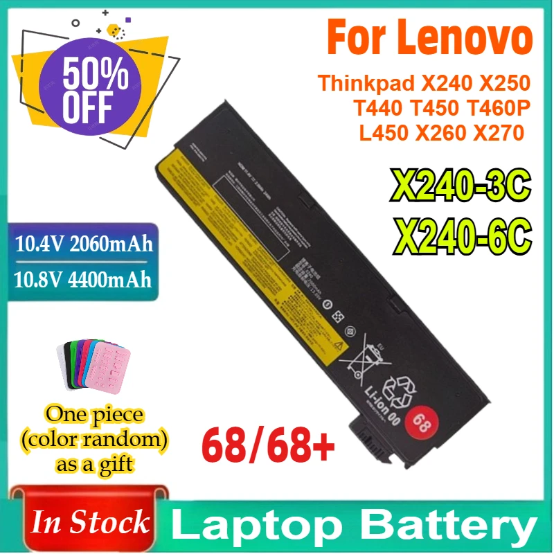 

0C52861 Battery for Lenovo Thinkpad L450 L460 L470 T440 T450 T460 T460P T470P T550 T560 S440 S540 P50S W550 X240 X250 X260 X270