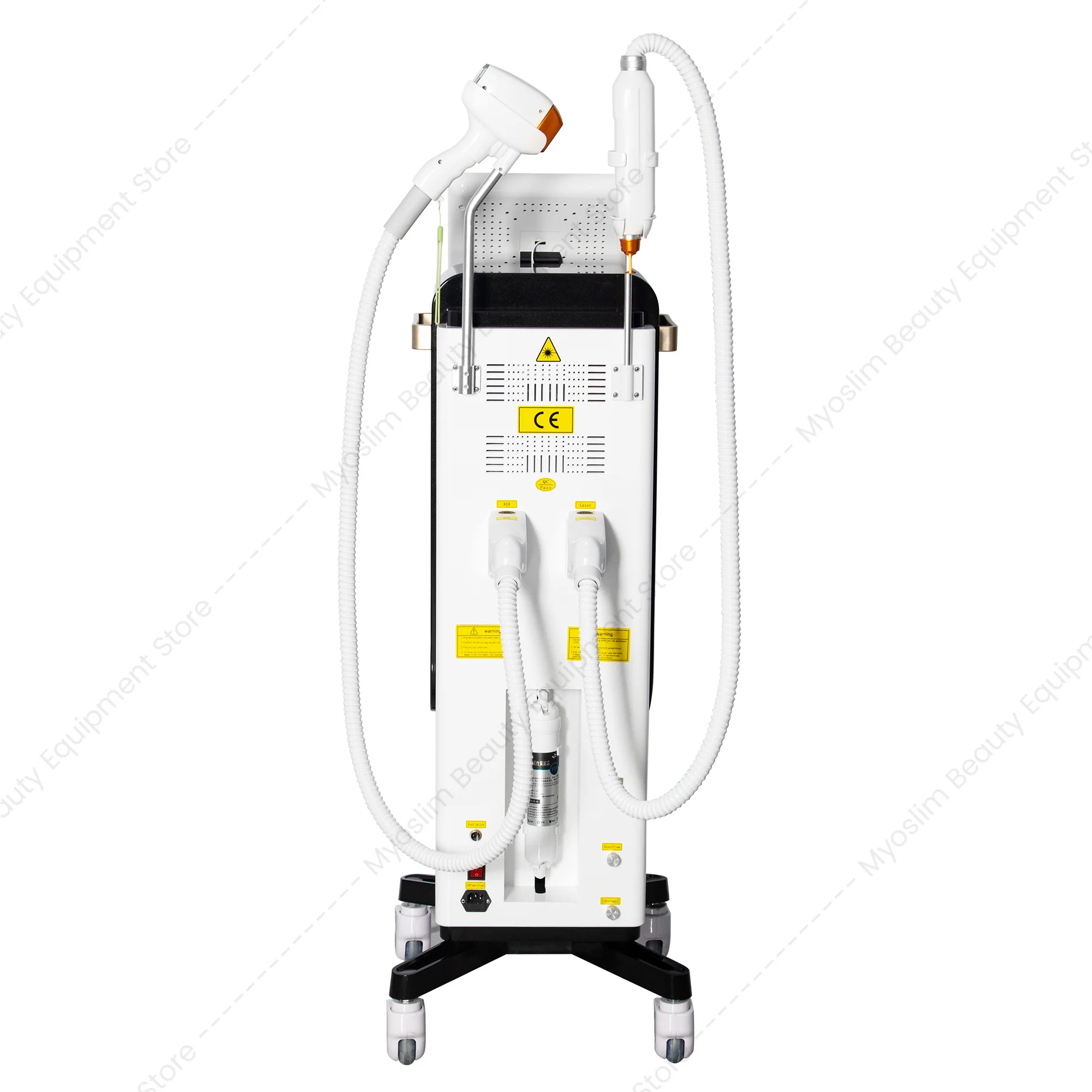 Professional 2 IN 1 Hair Removal & Picosecond Machine Permanent Hair Reduction Device with Cooling System Beauty Equipment