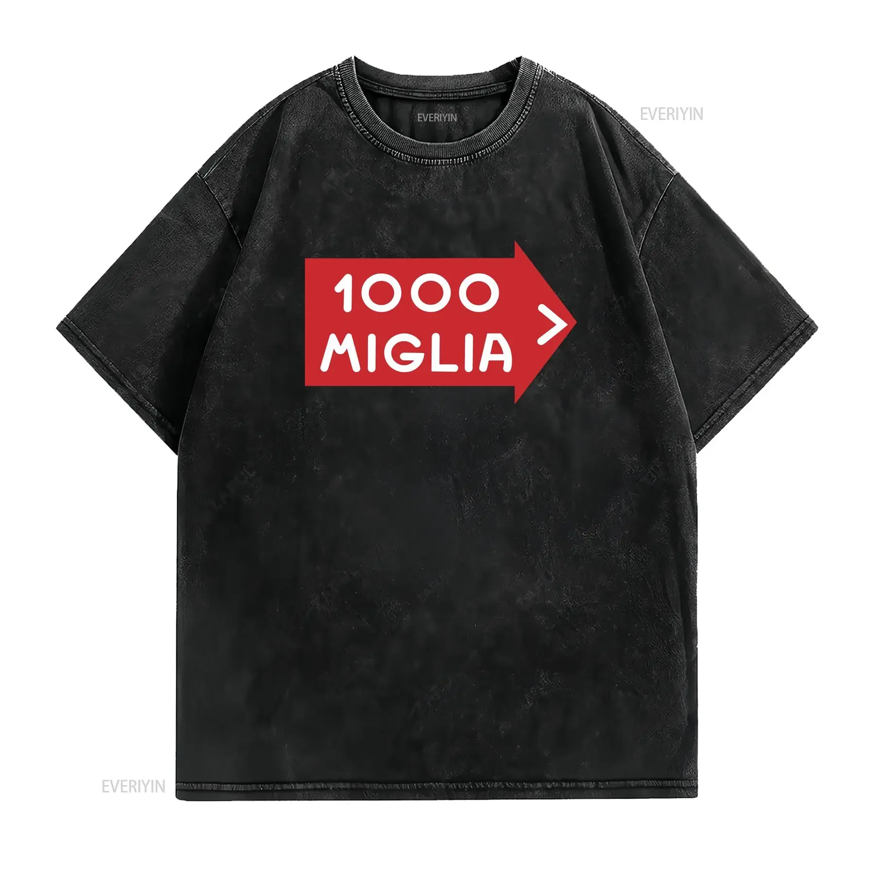 1000 Miglia race logo Essential T Shirt Size XL vintage Washed graphic Stretched Casual Unisex homme Breathable streetwear