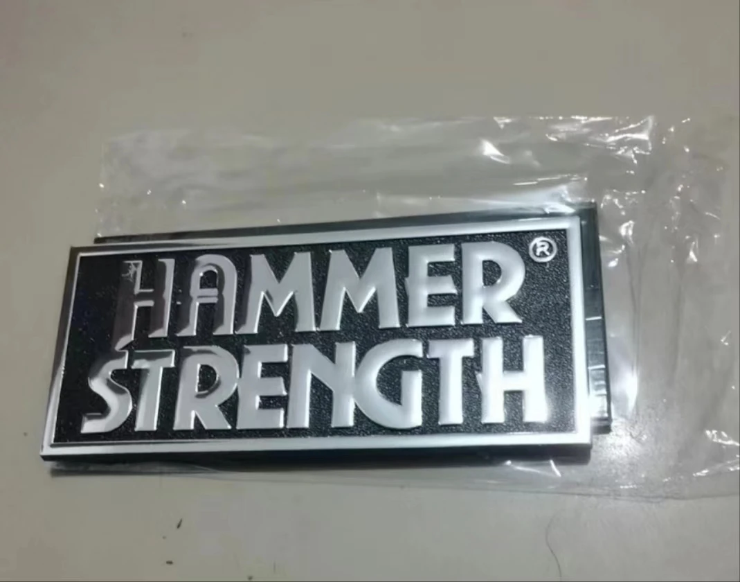 Hammer sticker metal nameplate