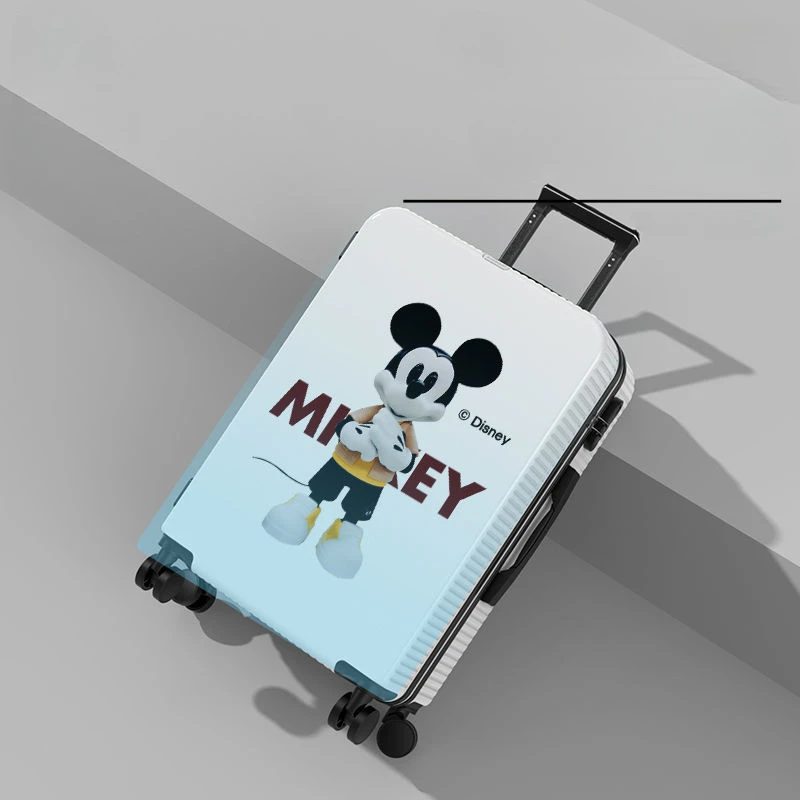 Disney 20 Inch Carry on Luggage with Wheels Cartoon ABS+PC Girl Travel Bags Password Fashion Large Trolley Luggage Set