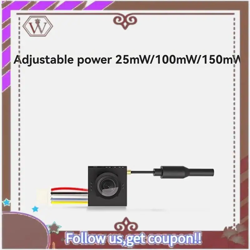 ABBG-Borg 5.8G Micro 150Mw VTX FPV Racing Video Camera FPV Video Transmitter FPV Camera Forfpv Racing Drone RC Car