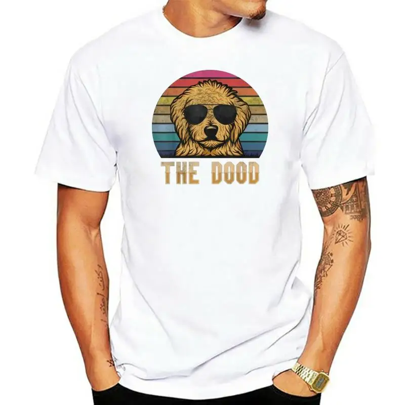 Camiseta Retro Vintage Goldendoodle The Dood, regalo para papá, mamá, amante de los perros, traje, camiseta