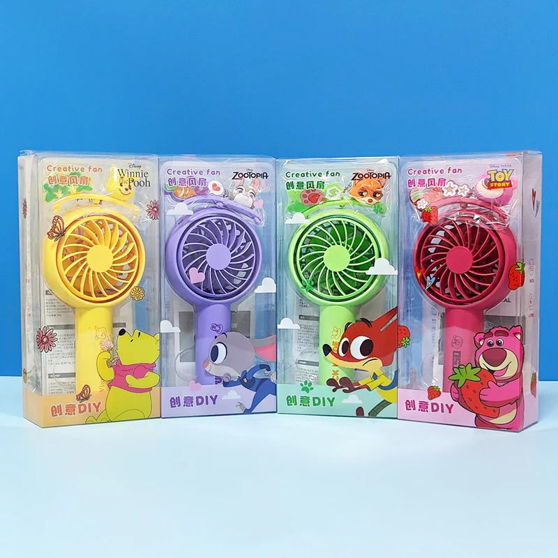 

Kawaii Cartoon Strawberry Bear Winnie The Pooh Mini Usb Fan Portable Rechargeable Cooling Fan Gift