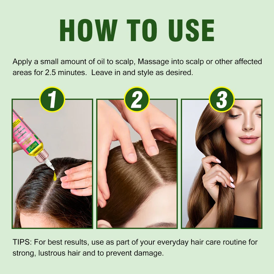 Rose Black Castor Oil Moisturizing Hair Care Essence Oil Nourishes Dry and Damaged Hair Leave-In Conditioner for All Hair Types