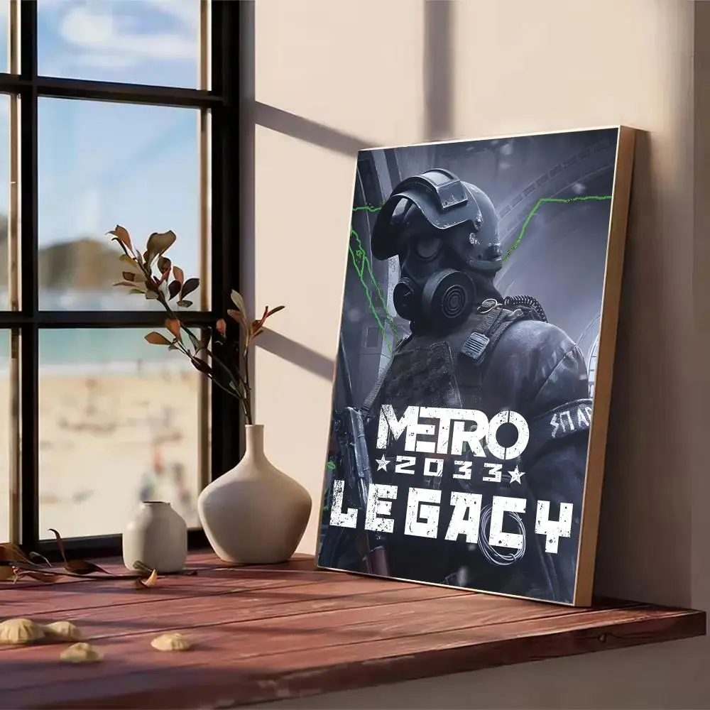 لعبة M-Metro 2033 Redux اللوحة الخط غرفة نوم المنزل مقاوم للماء قماش المشارك غير المؤطرة جدار الفن طباعة الديكور جدارية #5