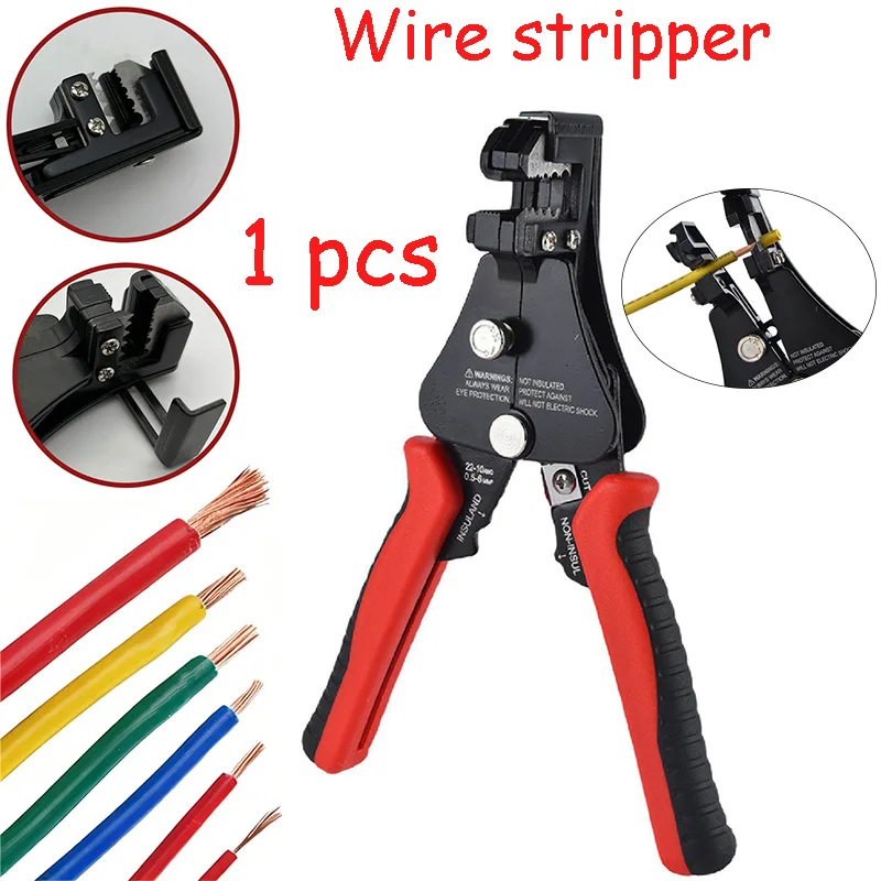 Professional Electrician Wire Tool Cable Wire Stripper Cutter Crimper Automatic Multifunctional Crimping Stripping Plier Tools
