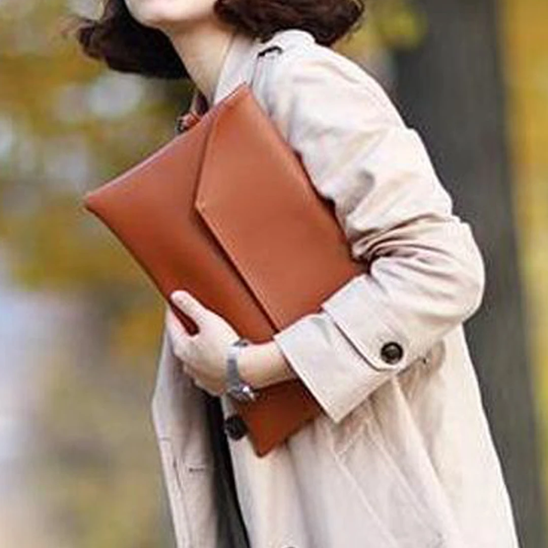 

Korean version large capacity women's handbag 2025 new trend simple envelope bag fashionable temperament clutch bag handle bag