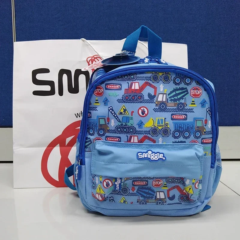 Genuine Australian Smiggle Schoolbag Toy Car Waterproof Student And Children Stationery Pencil Box Lunch Bag Student Gift