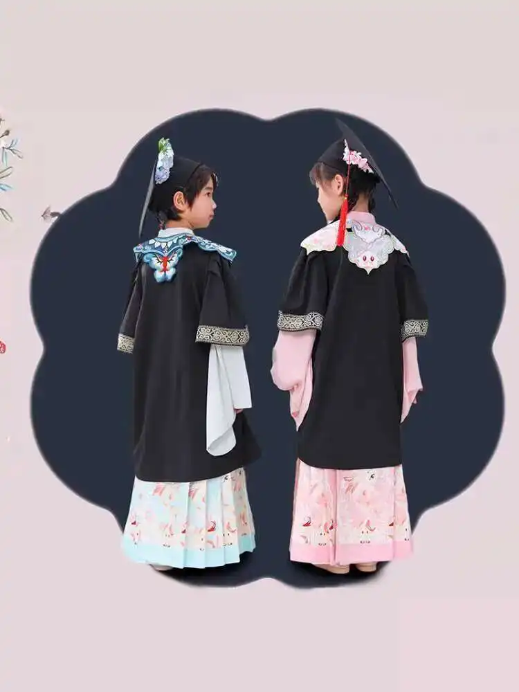 Epingle-a-cheveux-de-maternelle-avec-decoration-florale-robe-academique-guofeng-prise-de-photos-uniforme-de-remise-de-diplome-epaule-nuage-nouvelle-collection