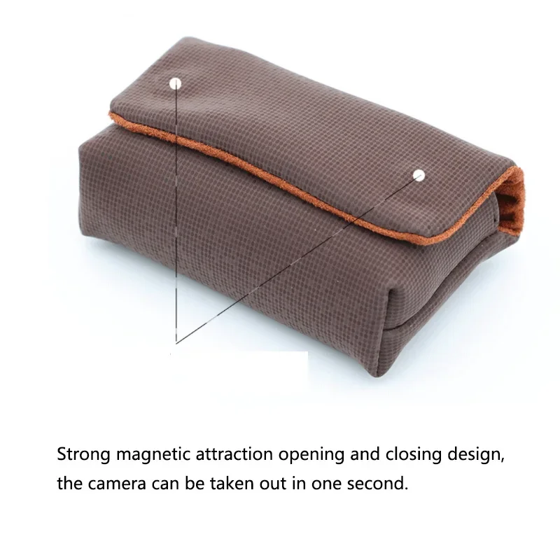 Camera Storage Bag Portable Camera Bag Case Storage Pouch, For Sony ZV1 ZVE10 LX10 RX100 Body For Canon G7X III Olympus TG4 TG5