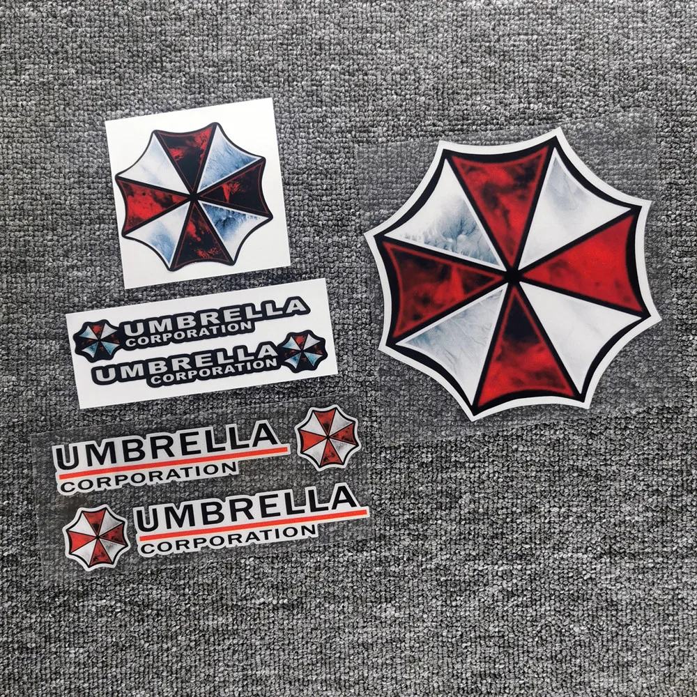 Car Stickers Umbrella Corporation Biohazard Reflective Decals For Fuel Tank Cap Cover Trunk Motorcycles Laptop Auto Tuning