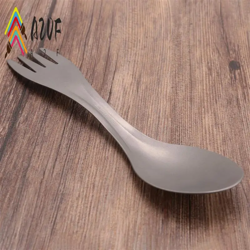 

A20F-Pure Titanium Outdoor Camping Picnic Hiking Cookware Backpack Spork Spoon Fork