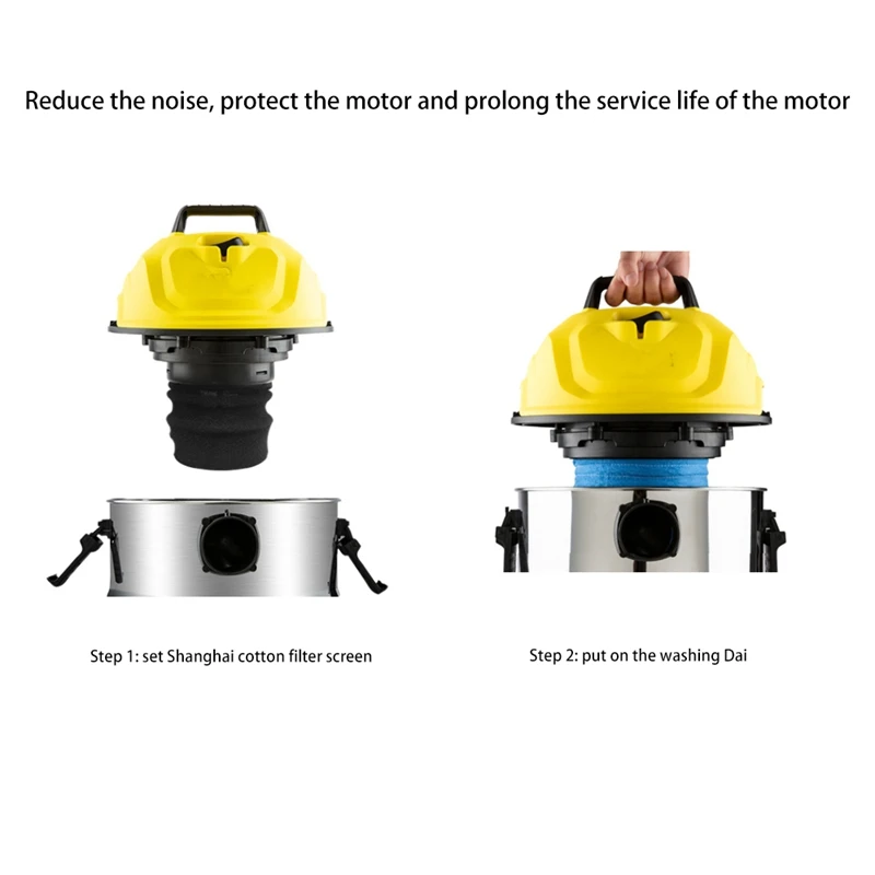 Textile Filter Bags for Karcher MV1 WD1 WD2 WD3 Vacuum Cleaner Filter Bag Vacuum Cleaner Parts MV1 Filter Cover